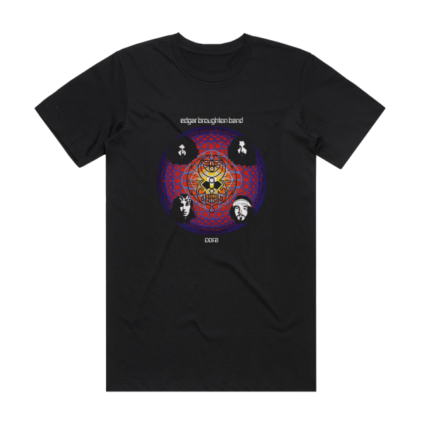 Edgar Broughton Band Oora Album Cover T-Shirt Black