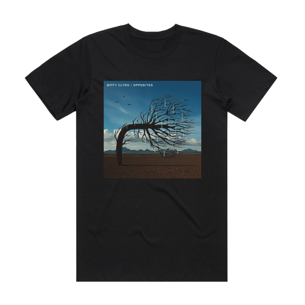 Biffy Clyro Opposites 2 Album Cover T-Shirt Black