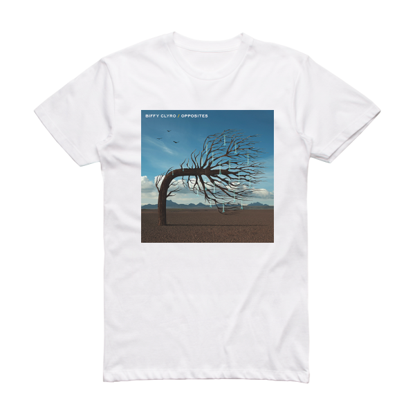 Biffy Clyro Opposites 2 Album Cover T-Shirt White
