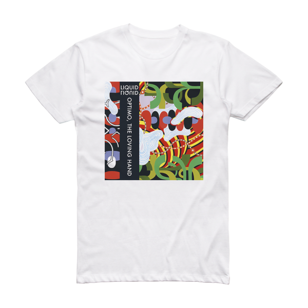 Liquid Liquid Optimo Album Cover T-Shirt White