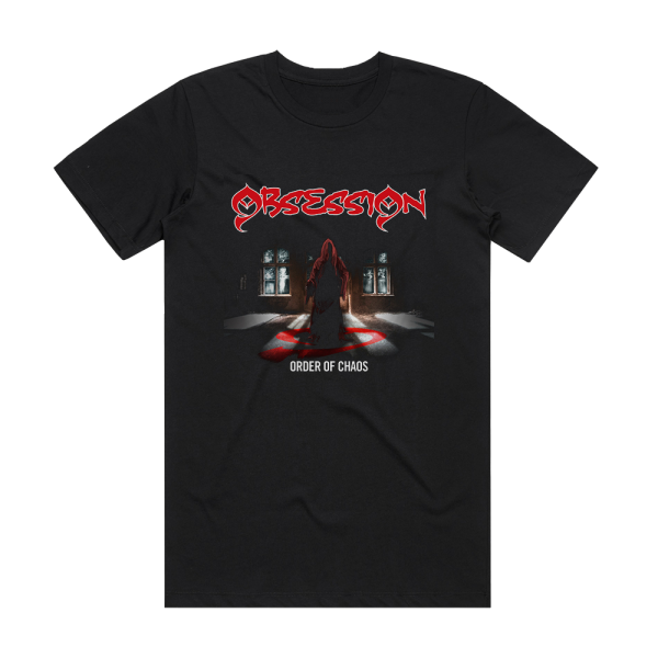 Obsession Order Of Chaos Album Cover T-Shirt Black