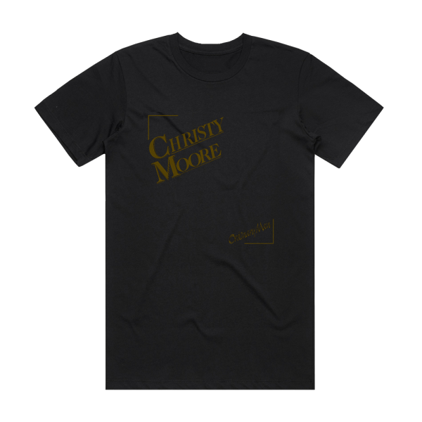Christy Moore Ordinary Man Album Cover T-Shirt Black