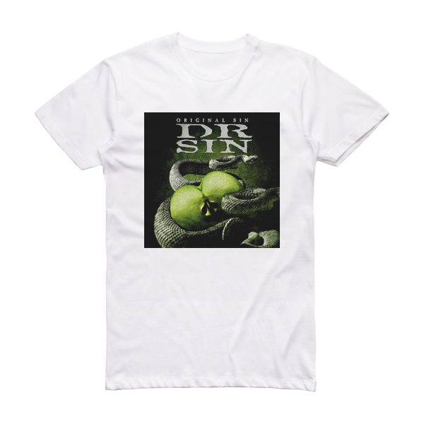 Dr Sin Original Sin Album Cover T-Shirt White