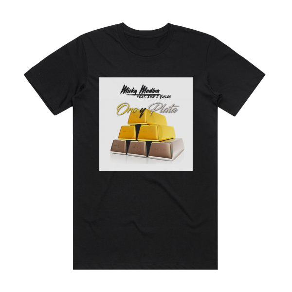 Micky Medina Oro Y Plata Album Cover T-Shirt Black