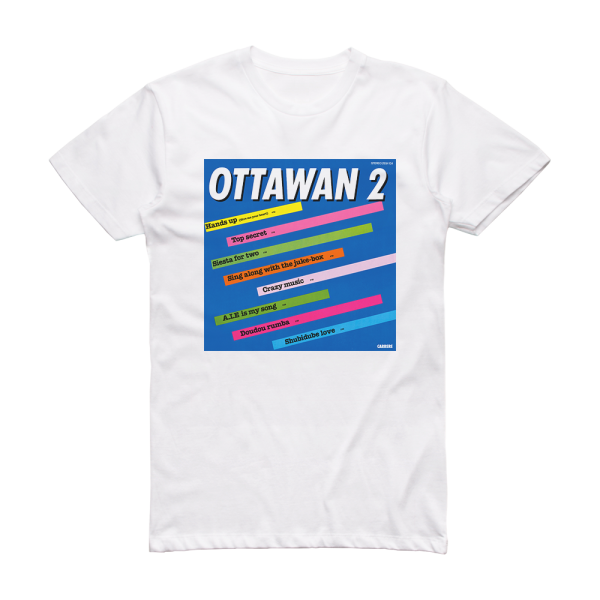 Ottawan Ottawan 2 Album Cover T-Shirt White