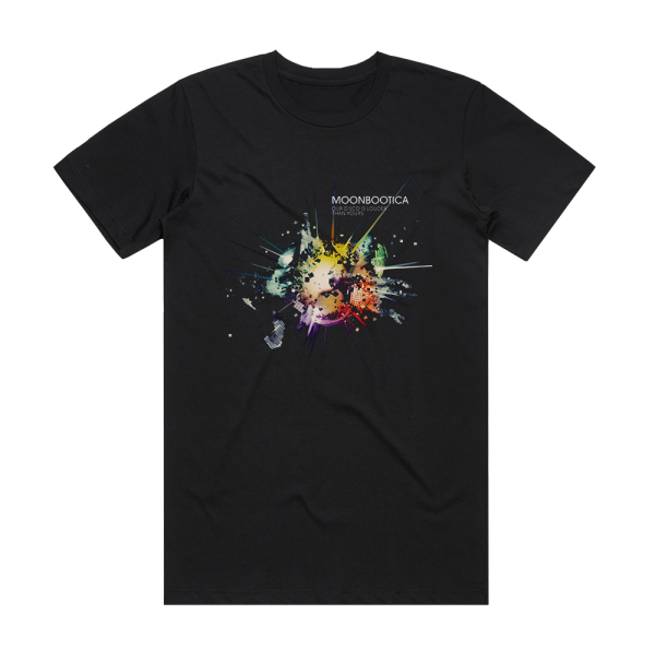 Moonbootica Our Disco Is Louder Than Yours Album Cover T-Shirt Black