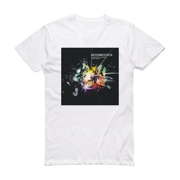 Moonbootica Our Disco Is Louder Than Yours Album Cover T-Shirt White