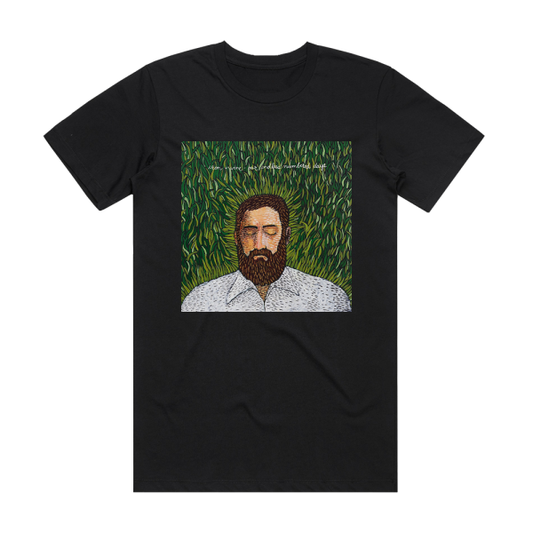 Iron and Wine Our Endless Numbered Days 2 Album Cover T-Shirt Black