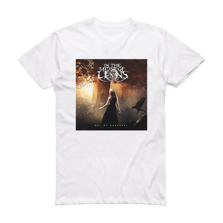 In the Midst of Lions Out Of Darkness Album Cover T-Shirt White – ALBUM ...