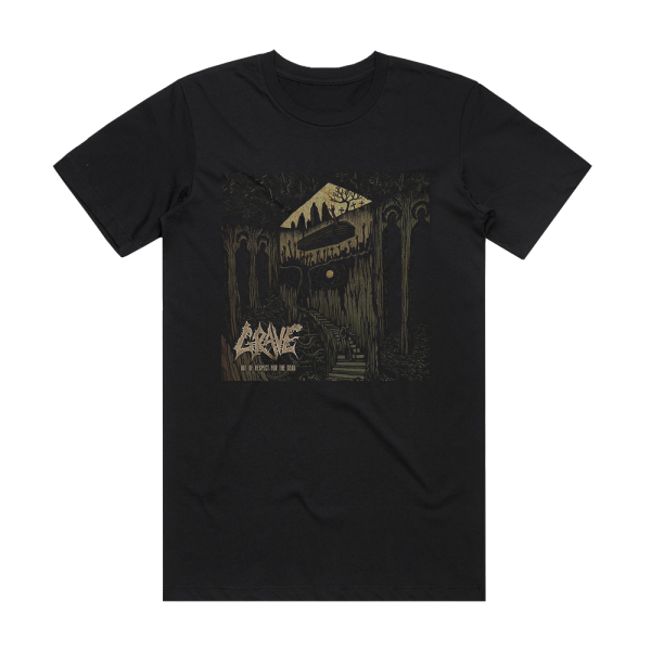 Grave Out Of Respect For The Dead Album Cover T-Shirt Black