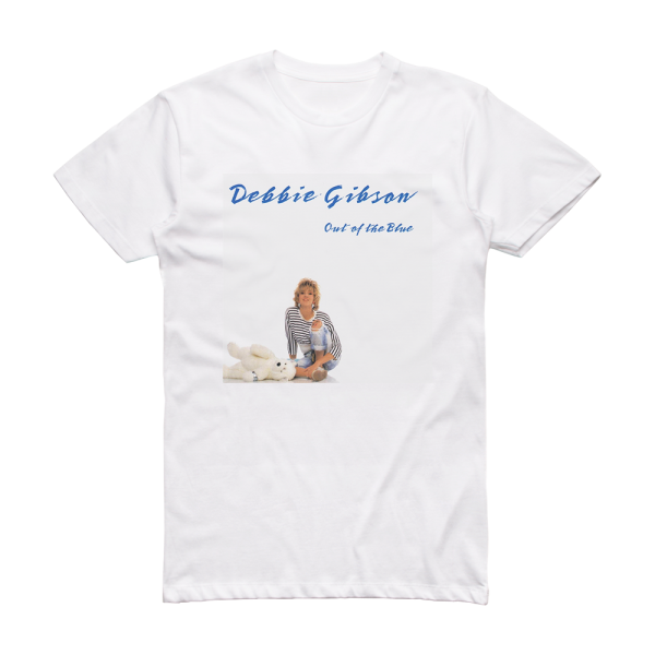 Debbie Gibson Out Of The Blue Album Cover T-Shirt White