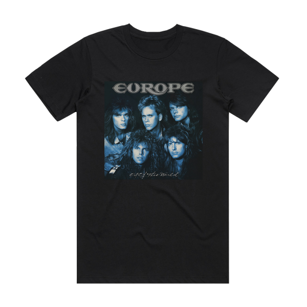 Europe Out Of This World Album Cover T-Shirt Black