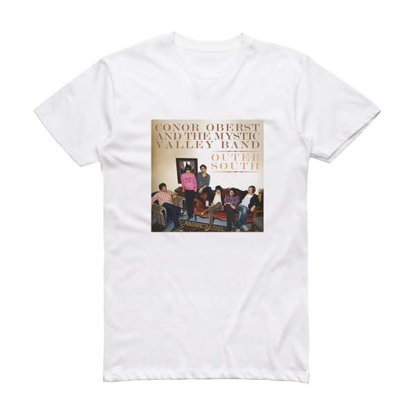 Conor Oberst and The Mystic Valley Band Outer South Album Cover T-Shirt White