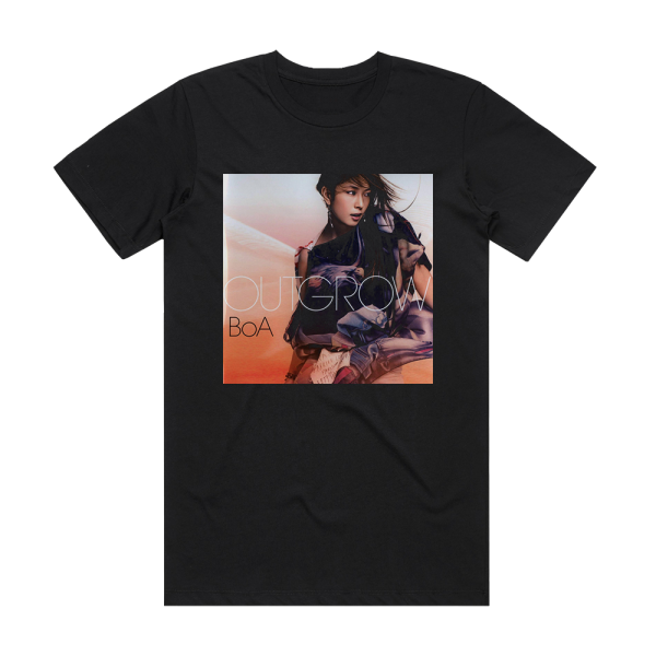 BoA Outgrow Bonus Disc Album Cover T-Shirt Black