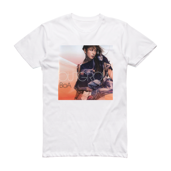 BoA Outgrow Bonus Disc Album Cover T-Shirt White