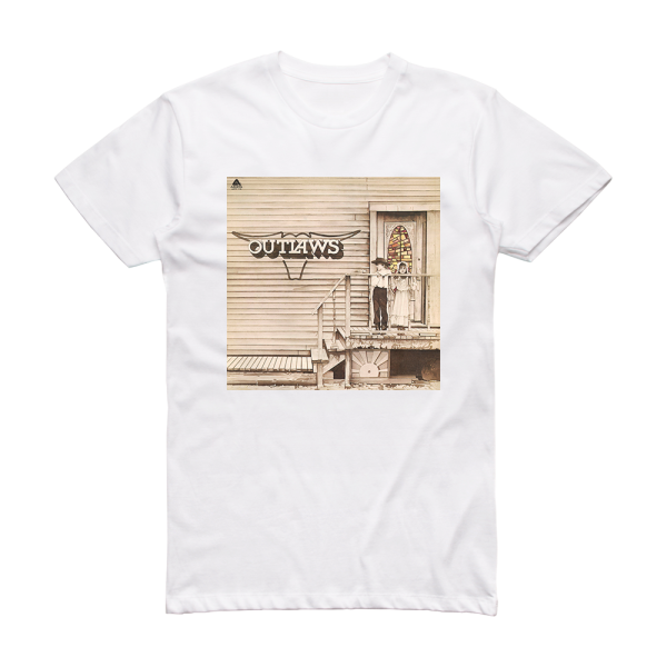 Outlaws Outlaws Album Cover T-Shirt White
