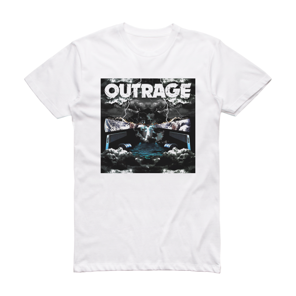 Outrage Outrage Album Cover T-Shirt White