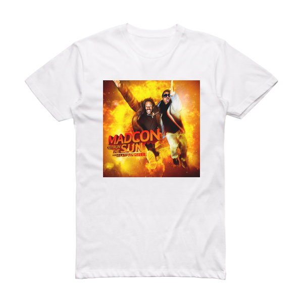 Madcon Outrun The Sun Feat Maadmoiselle Album Cover T-Shirt White
