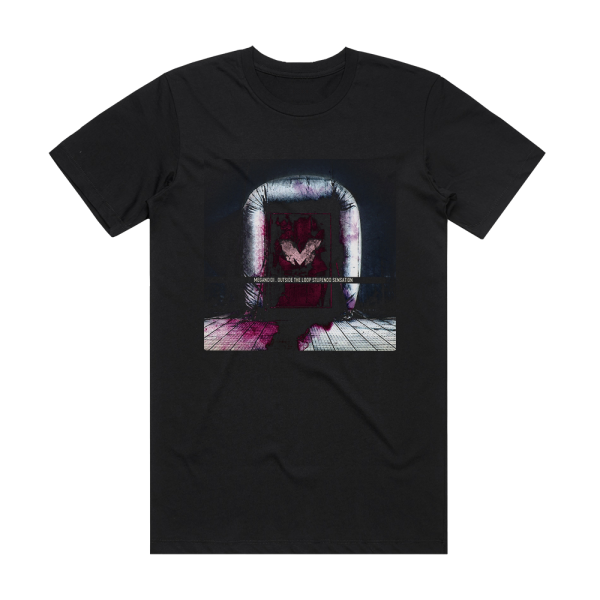 Meganoidi Outside The Loop Stupendo Sensation Album Cover T-Shirt Black
