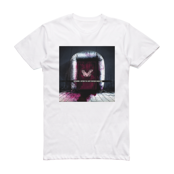 Meganoidi Outside The Loop Stupendo Sensation Album Cover T-Shirt White