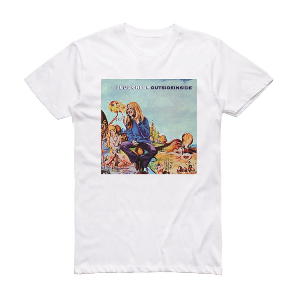 Blue Cheer Outsideinside 1 Album Cover T-Shirt White