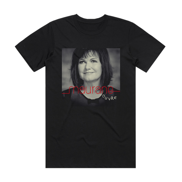 Maurane Ouvre Album Cover T-Shirt Black