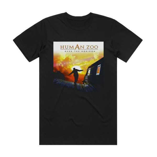 Human Zoo Over The Horizon Album Cover T-Shirt Black