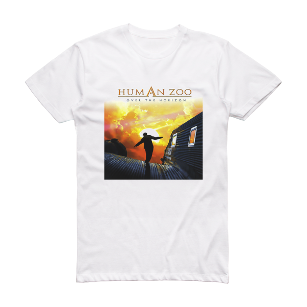 Human Zoo Over The Horizon Album Cover T-Shirt White