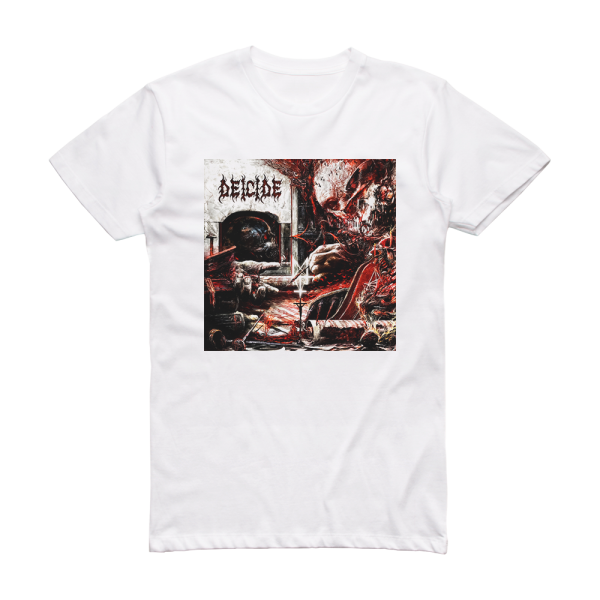 Deicide Overtures Of Blasphemy Album Cover T-Shirt White