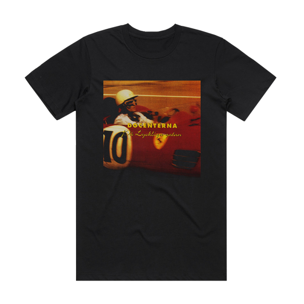 Docenterna P Lyckliga Gatan Album Cover T-Shirt Black