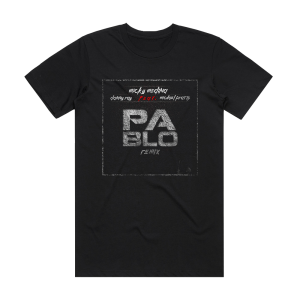 Micky Medina Pablo Remix Album Cover T-Shirt Black