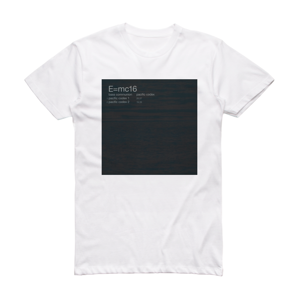 Bass Communion Pacific Codex Album Cover T-Shirt White