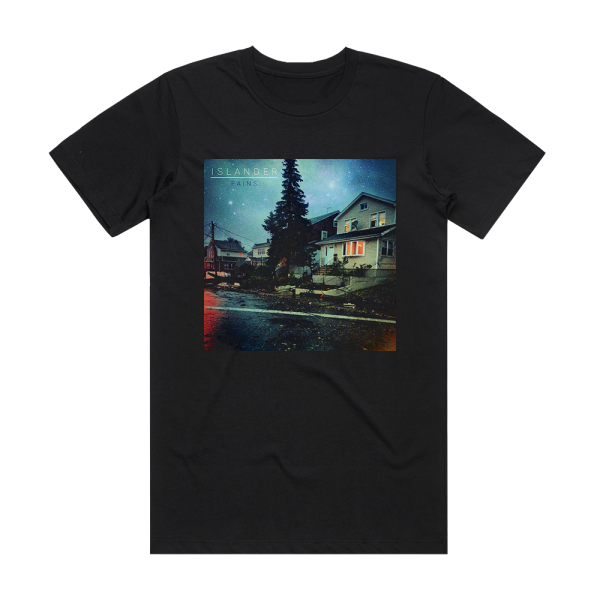 Islander Pains Album Cover T-Shirt Black