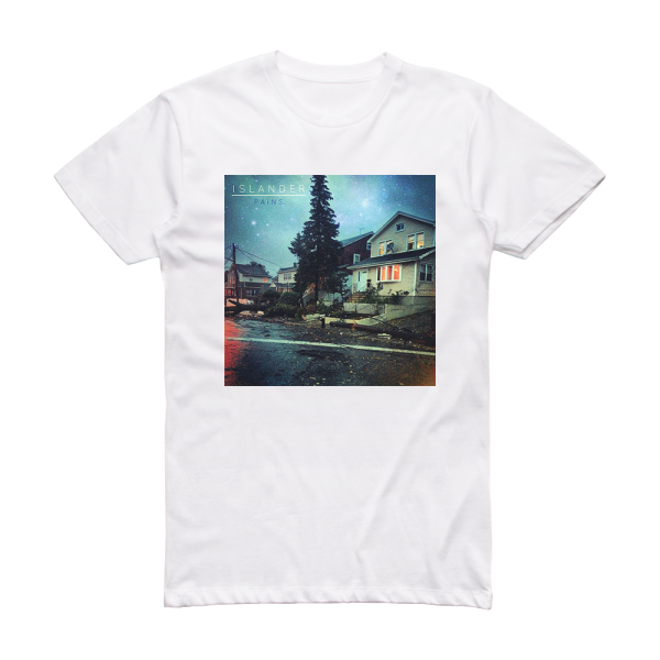 Islander Pains Album Cover T-Shirt White