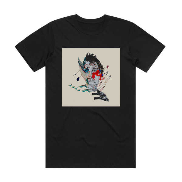 Animal Collective Painting With Album Cover T-Shirt Black