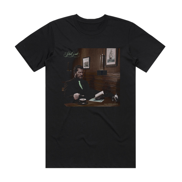 John Grant Pale Green Ghosts Album Cover T-Shirt Black
