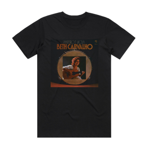 Beth Carvalho Pandeiro E Viola Album Cover T-Shirt Black