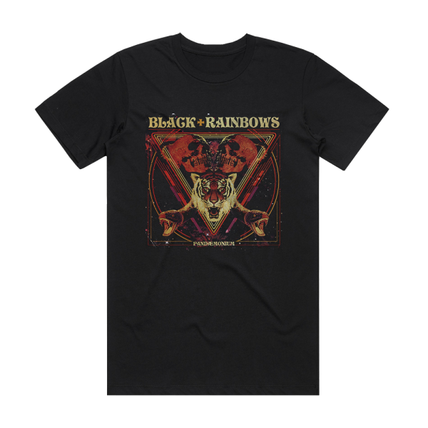 Black Rainbows Pandmonium Album Cover T-Shirt Black