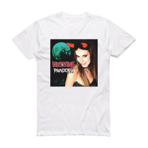 NICOTINE Pandora Album Cover T-Shirt White