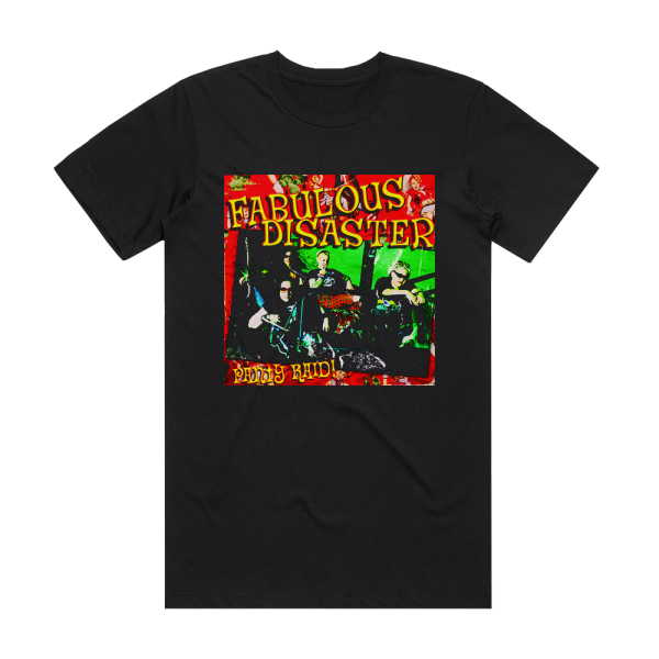 Fabulous Disaster Panty Raid Album Cover T-Shirt Black