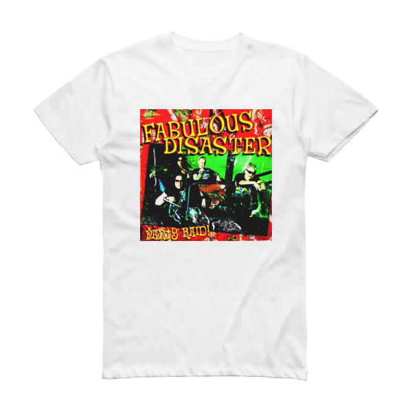 Fabulous Disaster Panty Raid Album Cover T-Shirt White