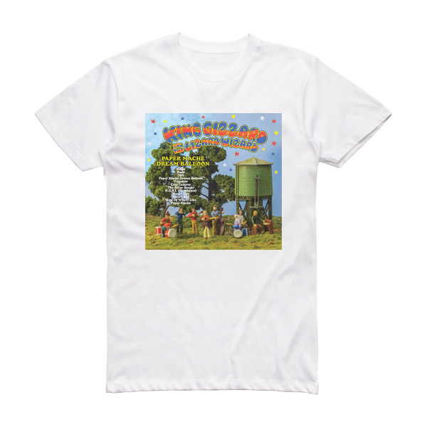 King Gizzard and the Lizard Wizard Paper Mch Dream Balloon Album Cover T-Shirt White