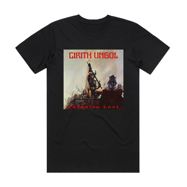 Cirith Ungol Paradise Lost Album Cover T-Shirt Black