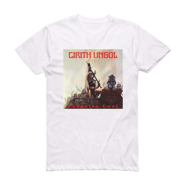 Cirith Ungol Paradise Lost Album Cover T-Shirt White
