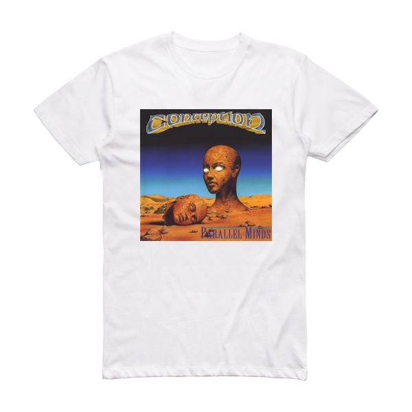 Conception Parallel Minds Album Cover T-Shirt White