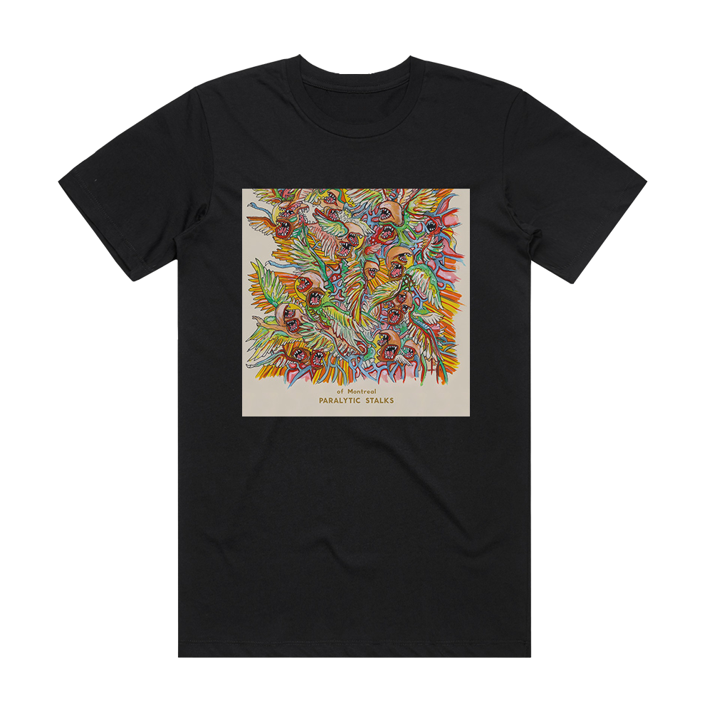 of Montreal Paralytic Stalks Album Cover T-Shirt Black – ALBUM COVER T ...