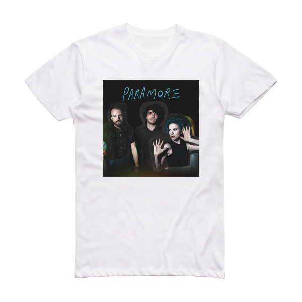 Paramore Paramore 4 Album Cover T-Shirt White