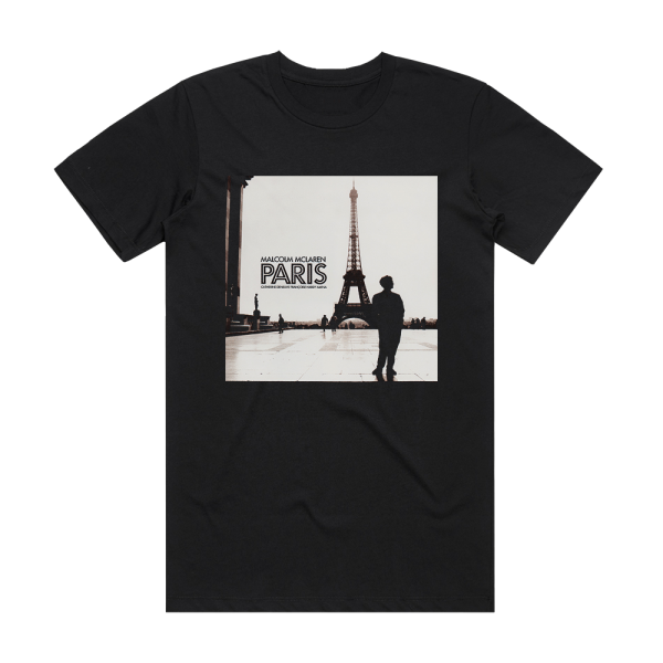 Malcolm McLaren Paris Album Cover T-Shirt Black