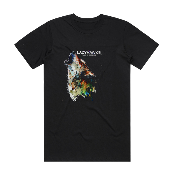 Ladyhawke Paris Is Burning Album Cover T-Shirt Black