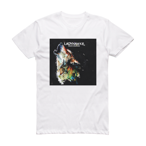 Ladyhawke Paris Is Burning Album Cover T-Shirt White